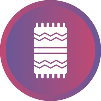Beach Towel Vector Icon