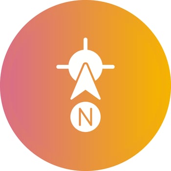 North Vector Icon