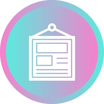 Poster Vector Icon