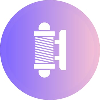 Barber Shop Pole Vector Icon