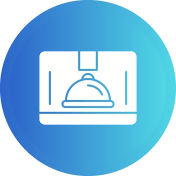 Food Delivery Box Vector Icon