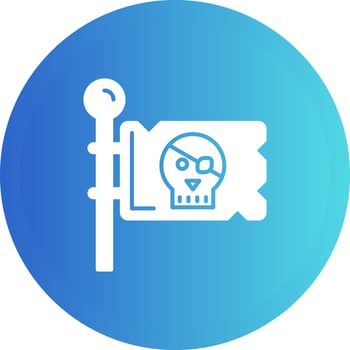Pirate Flag Vector Icon