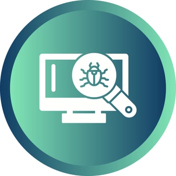 Search Virus Vector Icon