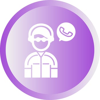 Contact Us Vector Icon