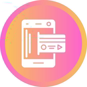 Mobile Money Vector Icon