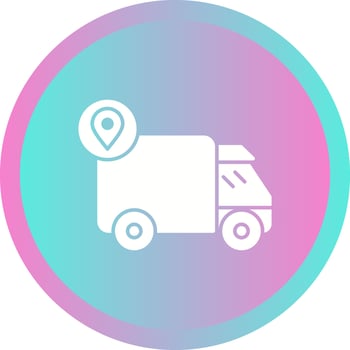 Shipping Van Vector Icon