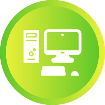 Computer Vector Icon