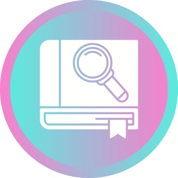 Search Book Vector Icon