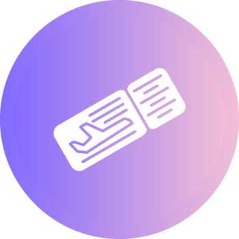 Plane Tickets Vector Icon