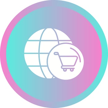 World Cart Vector Icon