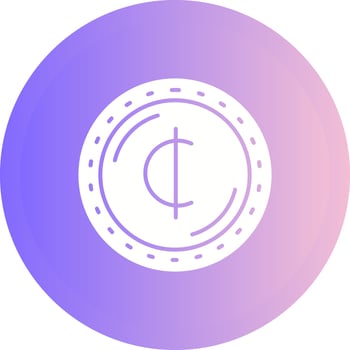 Cedis Currency Vector Icon