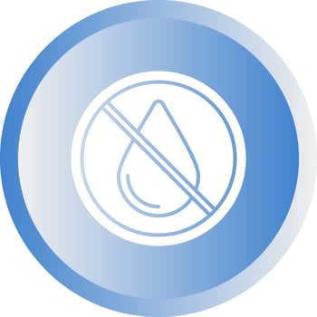 No Water Vector Icon