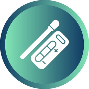 Rapid Test Vector Icon