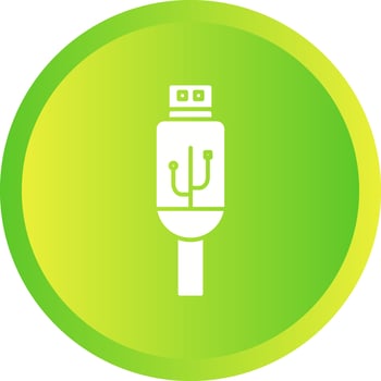Usb Cable Vector Icon