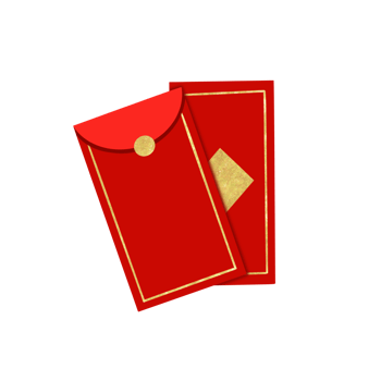 Chinese New Year Red Packet png