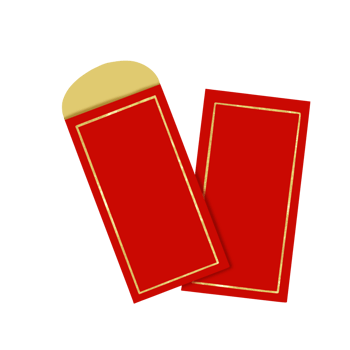 Chinese New Year Red Packet png