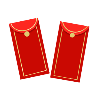 Chinese New Year Red Packet png