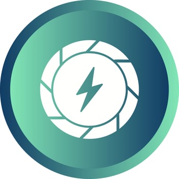 Electric Current Vector Icon