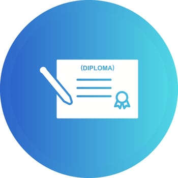 Diploma Vector Icon