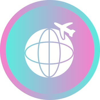 International Flights Vector Icon