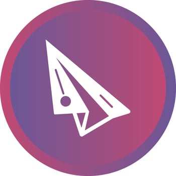 Paper Plane Vector Icon