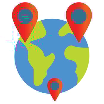 Global Location which can easily edit or modify vector