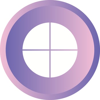 Beautiful Circle Glyph Vector Icon