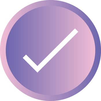 Beautifu Tick Glyph Vector Icon