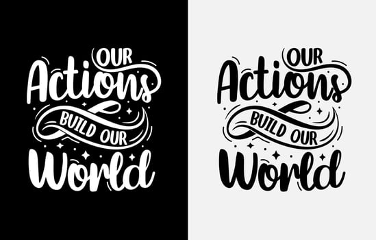 Motivational typography creative t shirt designs, lettering t shirt design vector