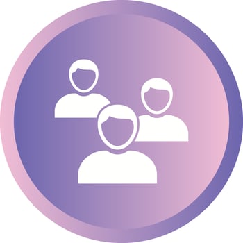 Beautiful Meeting Glyph Vector Icon