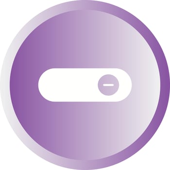Beautiful Slide button Glyph Vector Icon