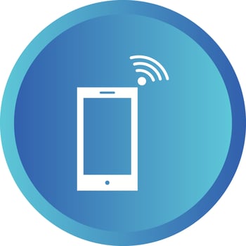 Beautiful Mobile Hotspot Glyph Vector Icon