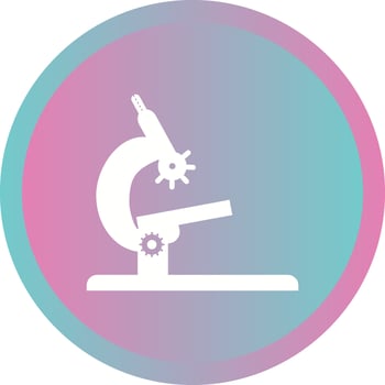Beautiful Microscope Vector Glyph icon