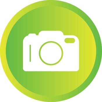 Beautiful Camera Vector Glyph icon