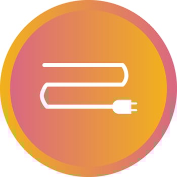 Beautiful Connection Vector Glyph icon