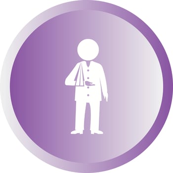 Beautiful Patient Vector Glyph icon