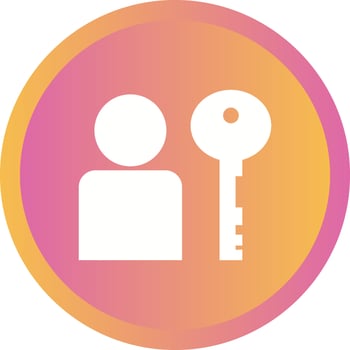 Beautiful Lock Vector Glyph icon