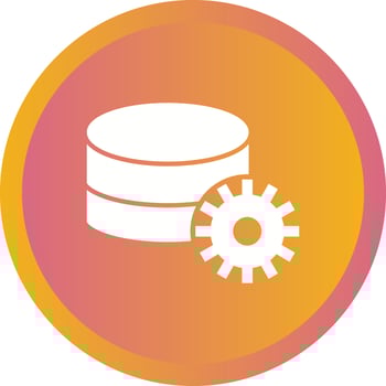 Beautiful Database management Vector Glyph icon