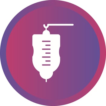 Beautiful Drip Vector Glyph icon