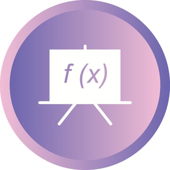 Beautiful Formula Vector Glyph icon