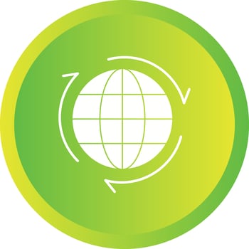 Beautiful Worldwide Vector Glyph icon