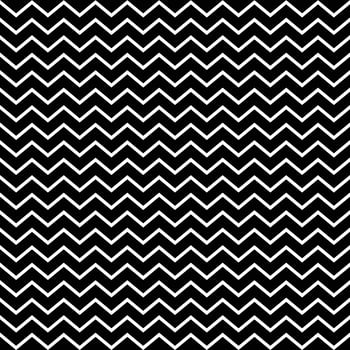 White Chevron Pattern On Black Background vector