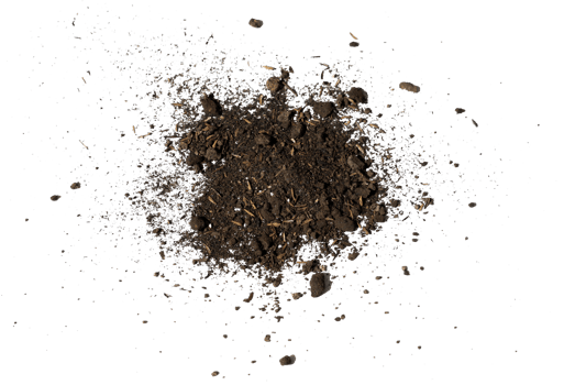 heap of brown soil for planting seed png