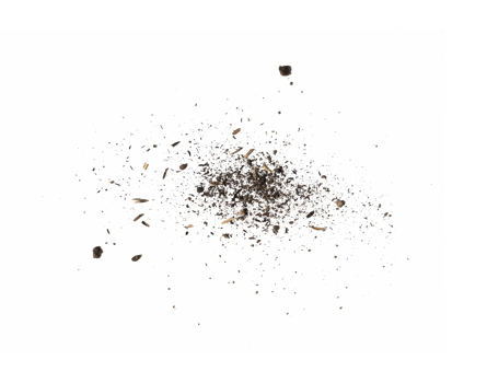 sprinkling of humus soil isolated png