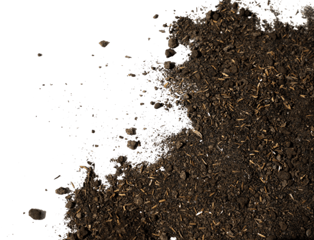 Scattered soil isolated png
