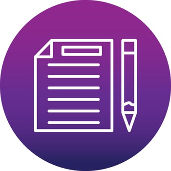 Writing Vector Icon