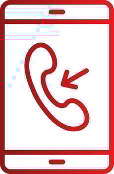 Incoming Call Vector Icon