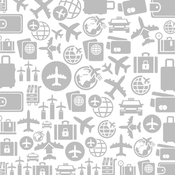 Aircraft a background vector