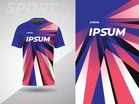 blue pink abstract sports jersey football soccer racing gaming motocross cycling running vector