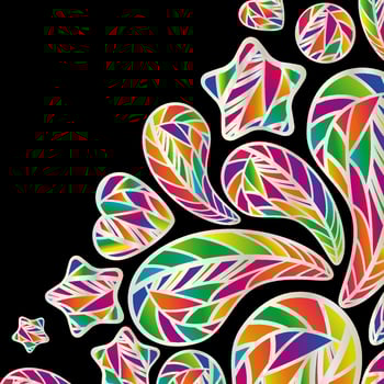 Abstract background with colorful design elements. vector